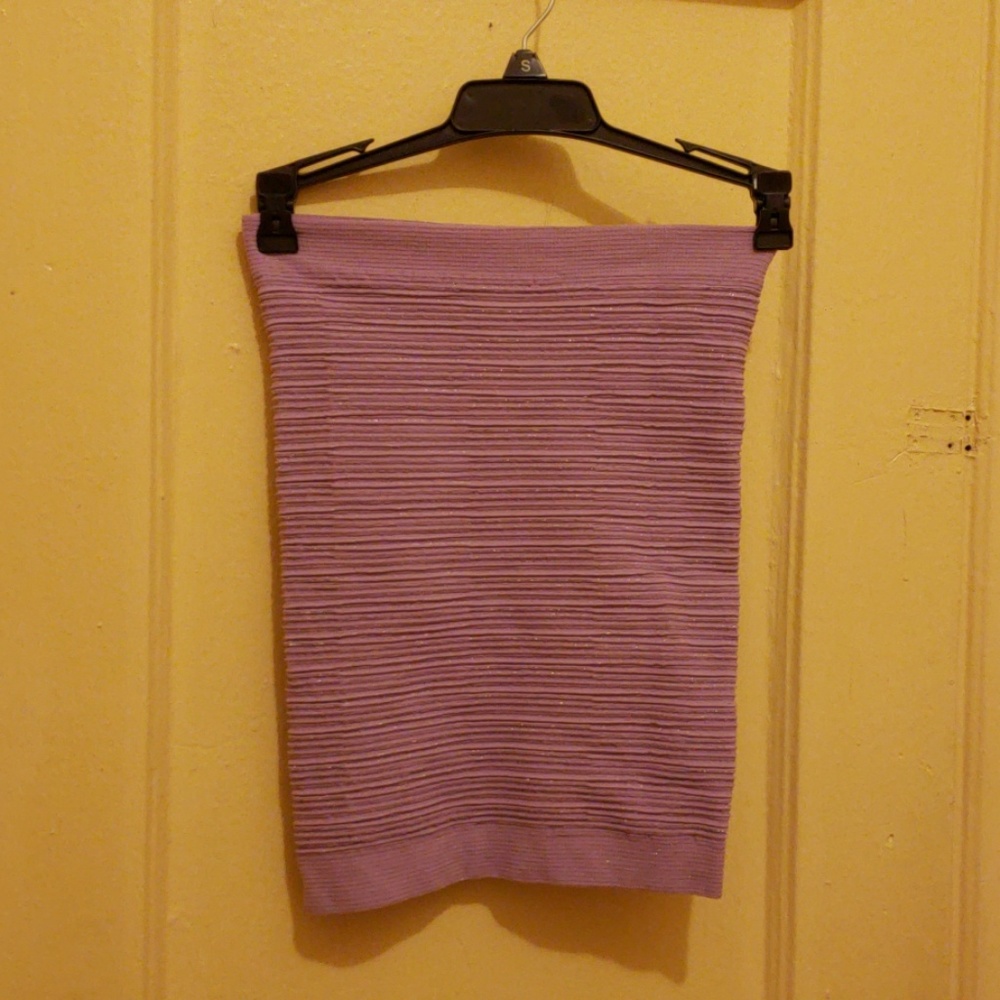 Light Purple Lavender Tube Top Skirt